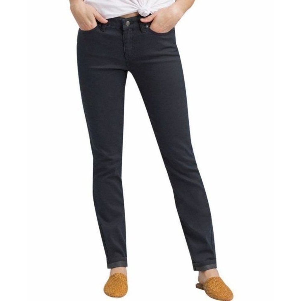 Prana Women's Kayla Pants Jeans Tall 00 24 Black